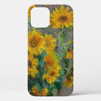 Funda Para iPhone 12 Claude Monet Sunflower Vintage Floral