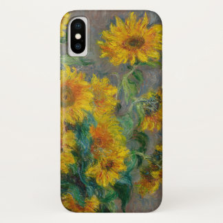 Funda Para iPhone X Claude Monet Sunflower Vintage Floral