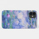 Funda De Case-Mate Para iPhone Claude Monet Water relaja arte impresionista franc (Reverso (horizontal))