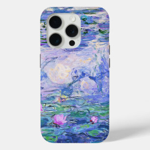 Funda Para iPhone 15 Pro Claude Monet Water relaja arte impresionista franc