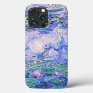 Funda Para iPhone 13 Pro Claude Monet Water relaja arte impresionista franc