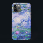 Funda Para iPhone 11 Pro Claude Monet Water relaja arte impresionista franc<br><div class="desc">Claude Monet Water Lilies es una colección de aproximadamente 250 pinturas al óleo del impresionista francés Claude Monet. Los cuadros representan el florido jardín de Monet en Giverny.</div>