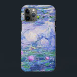 Funda Para iPhone 11 Pro Claude Monet Water relaja arte impresionista franc<br><div class="desc">Claude Monet Water Lilies es una colección de aproximadamente 250 pinturas al óleo del impresionista francés Claude Monet. Los cuadros representan el florido jardín de Monet en Giverny.</div>