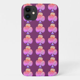 Funda Para iPhone 11 Clavado de lienzo rosa