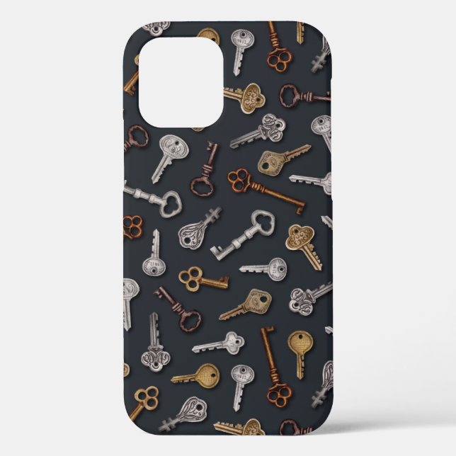 Funda De Case-Mate Para iPhone Claves antiguas y antiguas (Reverso )