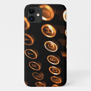 Funda Para iPhone 11 Claves de máquina de escribir antiguas