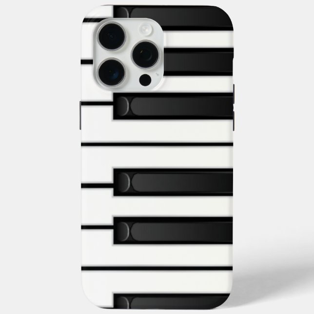 Funda De Case-Mate Para iPhone Claves de piano (Reverso )