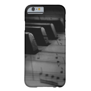 Funda Barely There Para iPhone 6 Claves de piano de música