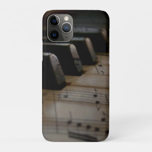 Funda Para iPhone 11 Pro Claves de piano de música antigua