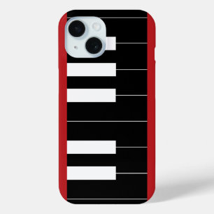Funda Para iPhone 15 Claves de piano invertidas