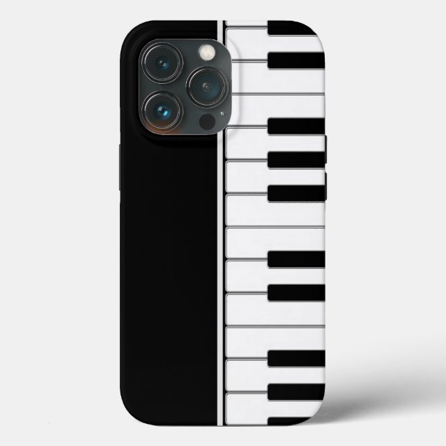 Funda De Case-Mate Para iPhone Claves musicales de piano (Reverso )