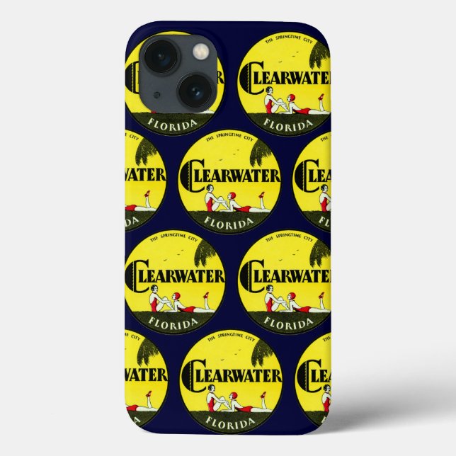 Funda De Case-Mate Para iPhone Clearwater Florida 1925 (Reverso)