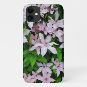 Funda Para iPhone 11 Clemátide floral rosa bonita