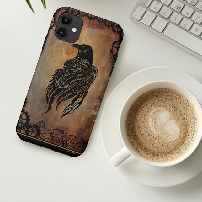 Funda De Case-Mate Para iPhone Clockwork Raven (Subido por el creador)