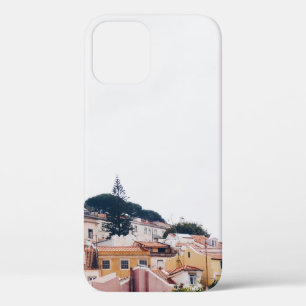 FUNDA PARA iPhone 12 CLOUDY SKY CON CIUDAD