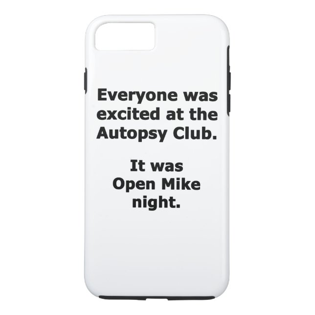 Funda De Case-Mate Para iPhone Club de Autopsia (Reverso)