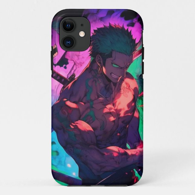 Funda De Case-Mate Para iPhone Club de fans de Anime (Reverso)