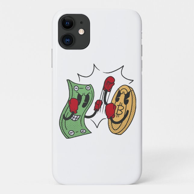 Funda De Case-Mate Para iPhone Club de lucha de criptomonedas (Reverso)