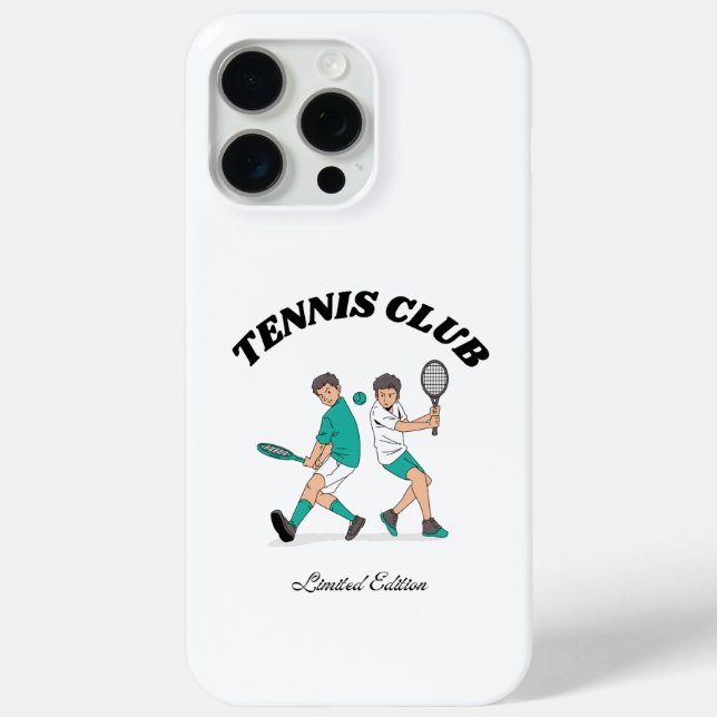 Funda De Case-Mate Para iPhone Club de Tenis (Reverso )