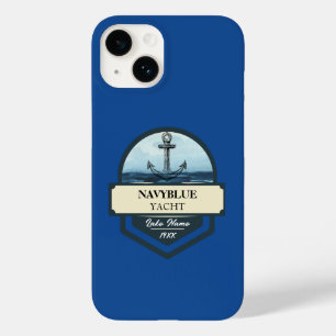 Funda Para iPhone 14 De Case-Mate Club náutico de la Marina Azul