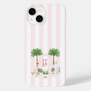 Funda Para iPhone 14 De Case-Mate Club Social de Playa Palm Springs Monograma