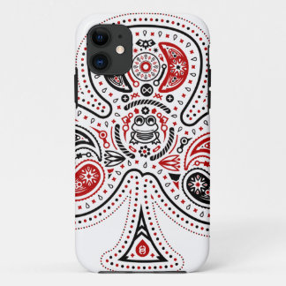 Funda Para iPhone 11 Clubs - caso del iPhone 5/5S (blanco/rojo/negro)