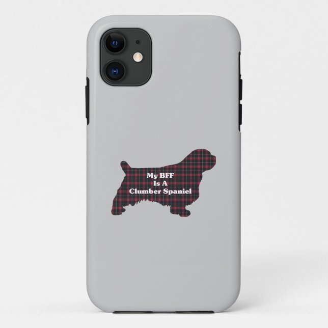 Funda De Case-Mate Para iPhone Clumber SPANIEL BFF (Reverso)