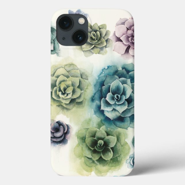 Funda De Case-Mate Para iPhone Cluster of Succulents (Reverso)