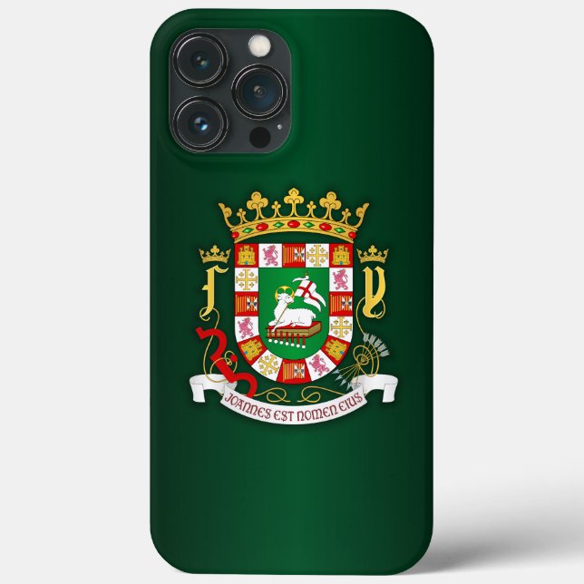 Funda De Case-Mate Para iPhone COA de Puerto Rico (Reverso )