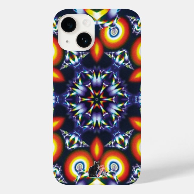 Funda De Case-Mate Para iPhone Coals Kaleidoscope (Reverso )