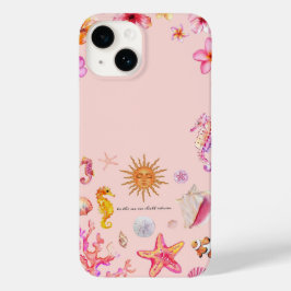 Funda Para iPhone 14 De Case-Mate Coastal Serenity Summer Collage
