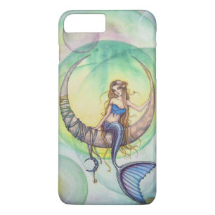 title_seo2 Cobalt Moon Watercolor Mermaid Art Ilustracion