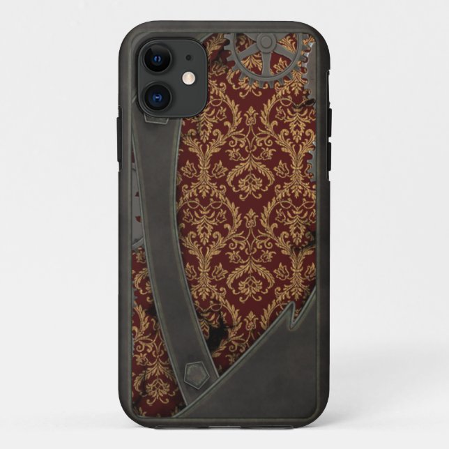 Funda De Case-Mate Para iPhone Cobre de Steampunk (Reverso)