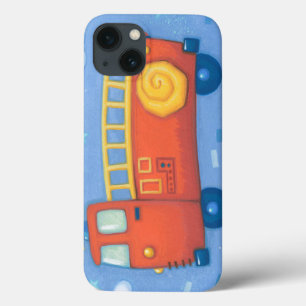 Funda Para iPhone 13 Coche de bomberos