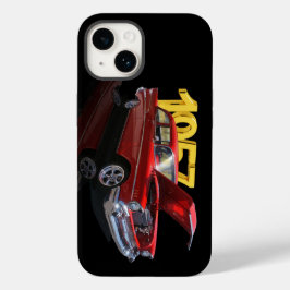 Funda Para iPhone 14 De Case-Mate Coche de músculo rojo clásico de 1957 con acentos 