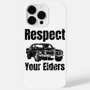 Funda Para iPhone 14 Pro Max De Case-Mate Coche divertido - Vintage Respeta a tus mayores Cl