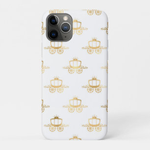 Funda Para iPhone 11 Pro Coches Dorados Cenicienta Princesa Real Magia
