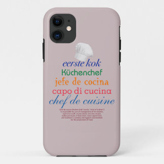 Funda Para iPhone 11 cocina del chef