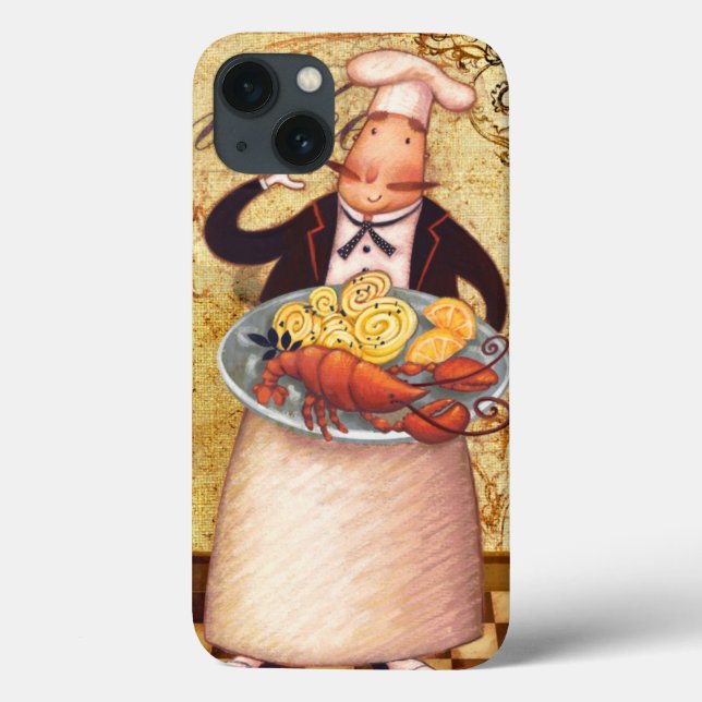 Funda De Case-Mate Para iPhone Cocinero Entrée (Reverso)