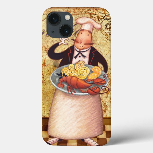 Funda De Case-Mate Para iPhone Cocinero Entrée (Reverso)