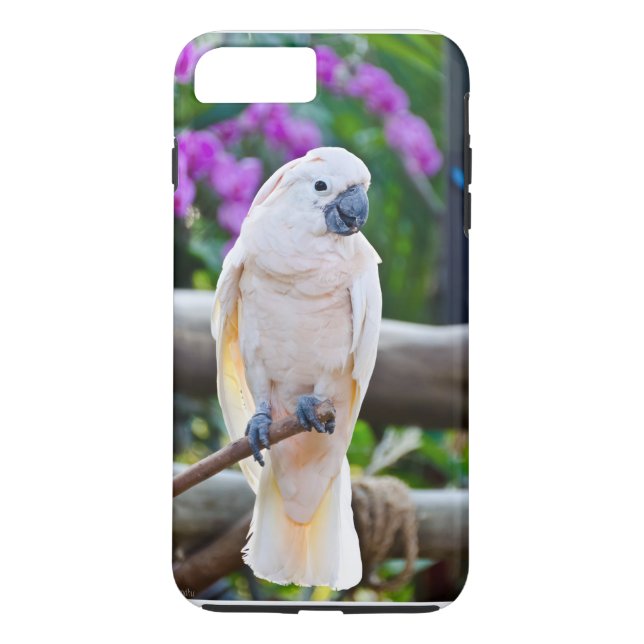 Funda De Case-Mate Para iPhone Cockatoo blanco del paraguas (Reverso)