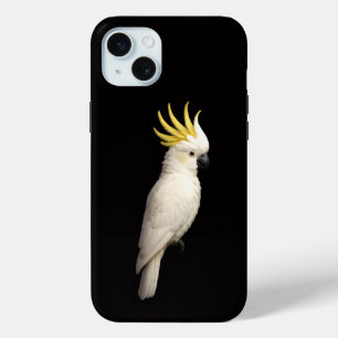 Funda Para iPhone 15 Mini Cockatoo crestada, Black 4 Luxe