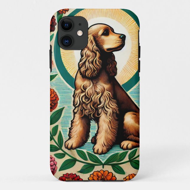 Funda De Case-Mate Para iPhone Cocker Spaniel (Reverso)