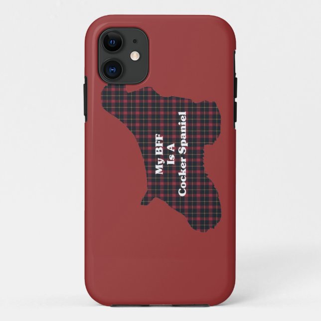 Funda De Case-Mate Para iPhone Cocker Spaniel BFF (Reverso)
