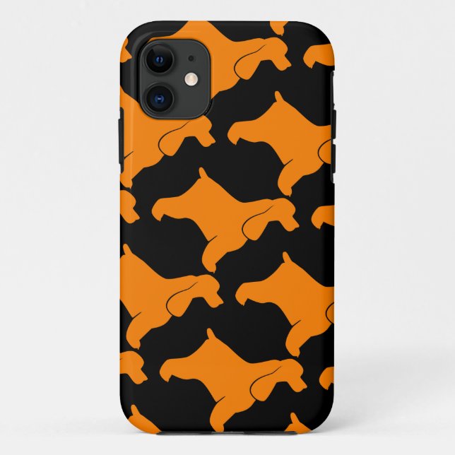 Funda De Case-Mate Para iPhone Cocker Spaniel Naranja (Reverso)
