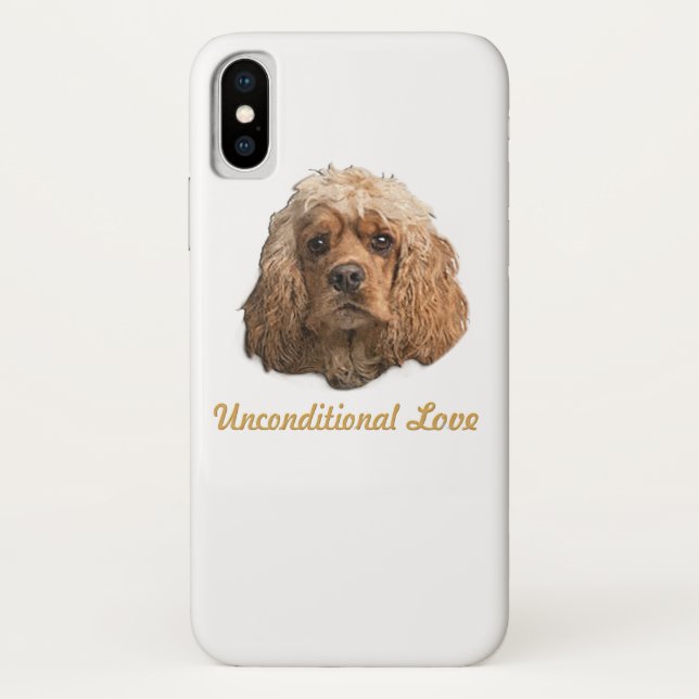 Funda De Case-Mate Para iPhone cocker Spaniels (Reverso)
