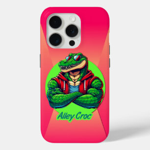 Funda Para iPhone 15 Pro Cocodrilo del Callejón
