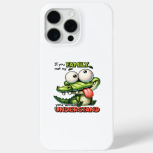 Funda Para iPhone 15 Pro Max cocodrilo FUNNY