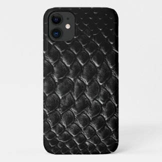 Funda Para iPhone 11 Cocodrilo negro moderno