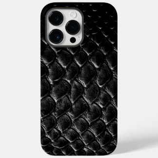 Funda Para iPhone 14 Pro Max De Case-Mate Cocodrilo negro moderno